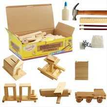 Load image into Gallery viewer, DIY Deluxe Carpentry Woodworking Kit with 6 Projects - Gifteee Unique & Unusual gifts, Cool gift ideas