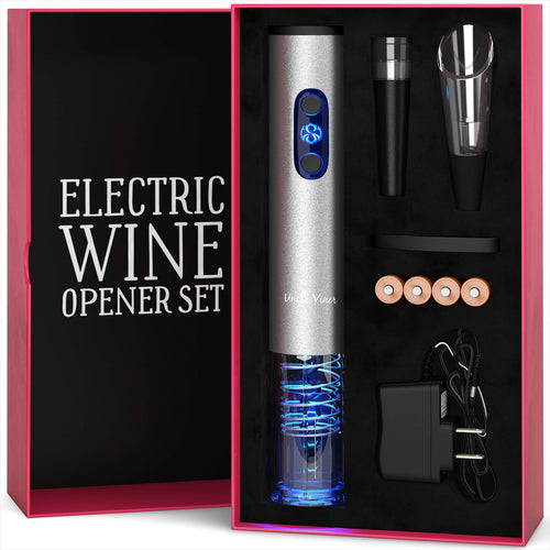 Electric Wine Opener Set - Gifteee. Find cool & unique gifts for men, women and kids