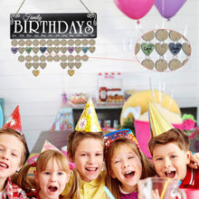 Load image into Gallery viewer, Wooden Family Birthday Reminder Calendar - Gifteee Unique & Unusual gifts, Cool gift ideas