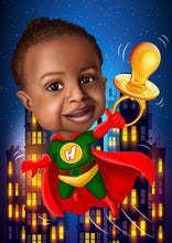Load image into Gallery viewer, Custom Superhero Portrait from your photo - Gifteee Unique & Unusual gifts, Cool gift ideas