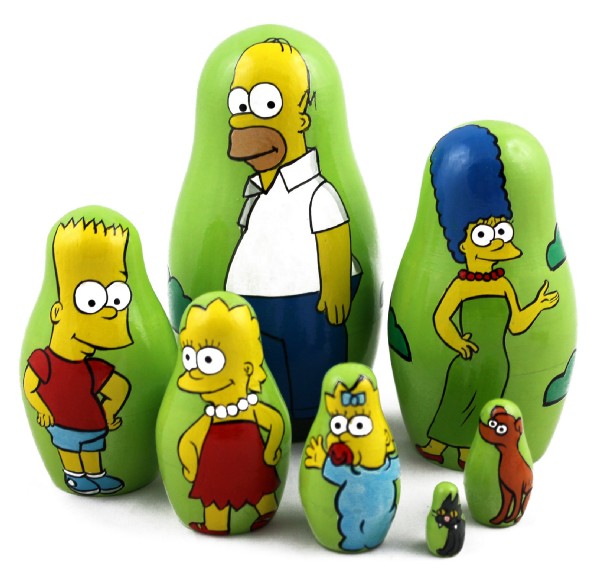 Simpsons Family Matryoshka (7pcs!)