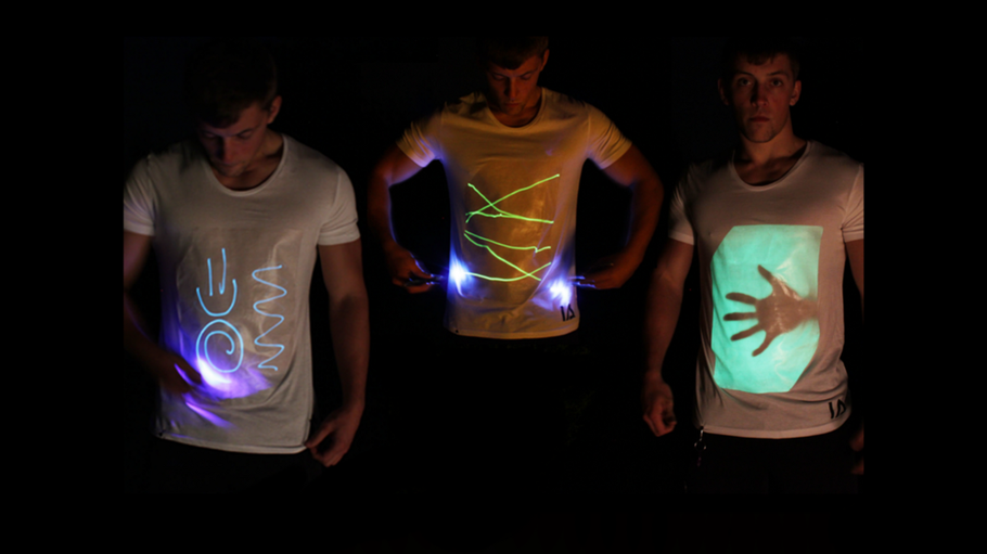 Interactive Glow-In-The Dark T-Shirt