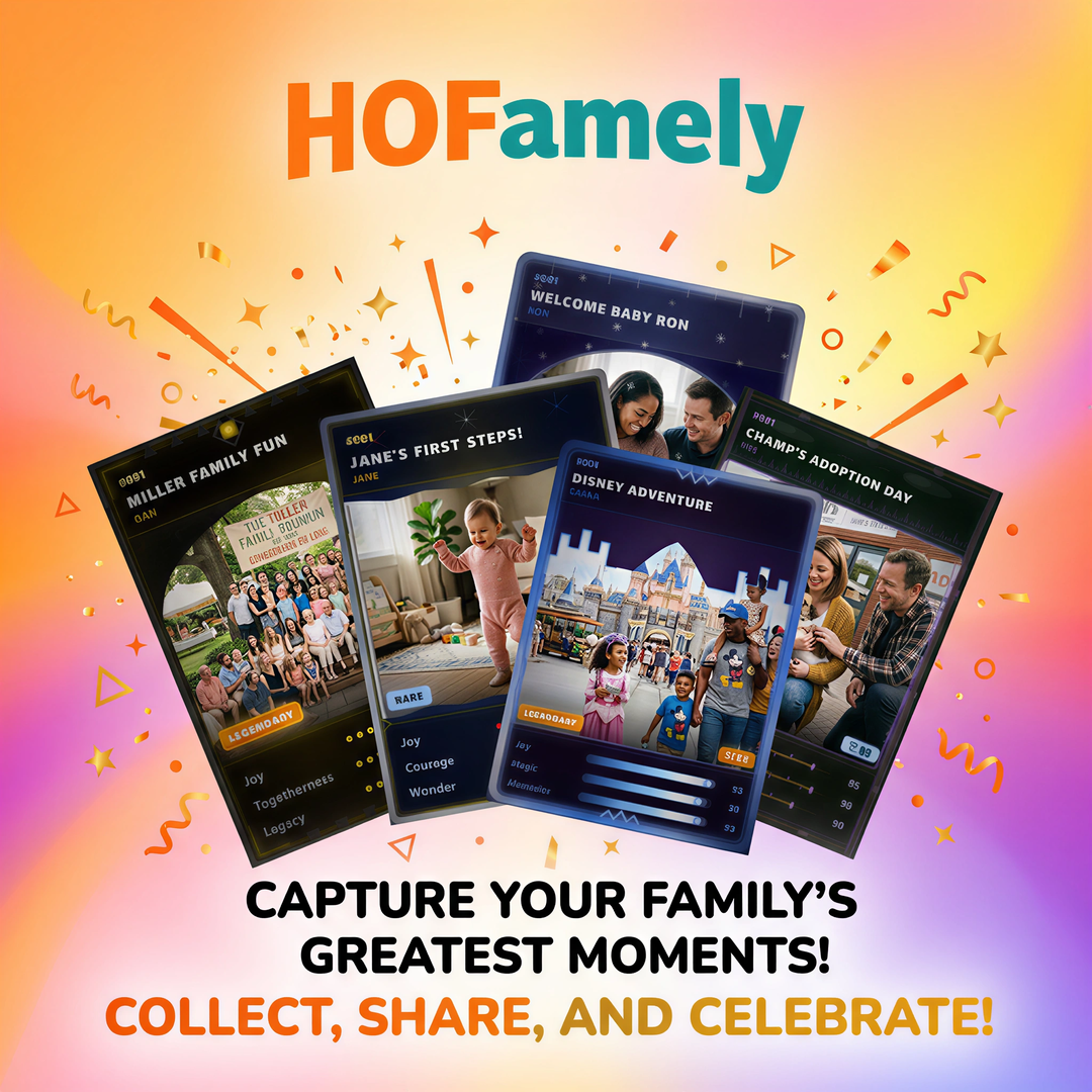 The Ultimate Unique Photo Gift: How HOFamely is Turning Family Memories into Collectible Cards