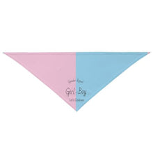 Load image into Gallery viewer, Gender Reveal Dog Bandana – "Boy or Girl" Pet Photo Prop
