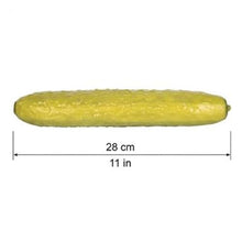 Load image into Gallery viewer, Jumbo 11-Inch Pickle Stress Relief Squishy – Giant Slow-Rising Fidget Toy
