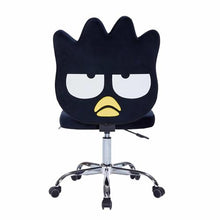 Load image into Gallery viewer, Badtz-Maru Vanity Chair – Black Swivel Makeup Chair with Wheels
