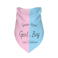 Load image into Gallery viewer, Gender Reveal Dog Bandana – "Boy or Girl" Pet Photo Prop
