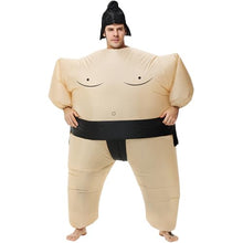 Load image into Gallery viewer, Inflatable Sumo Costume – Funny Blow-Up Wrestler Suit for Adults
