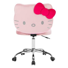 Load image into Gallery viewer, Hello Kitty Vanity Chair – Pink Swivel Makeup Chair with Wheels
