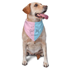 Load image into Gallery viewer, Gender Reveal Dog Bandana – "Boy or Girl" Pet Photo Prop
