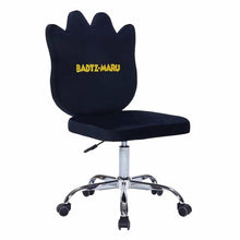 Load image into Gallery viewer, Badtz-Maru Vanity Chair – Black Swivel Makeup Chair with Wheels
