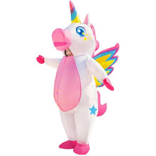 Load image into Gallery viewer, Inflatable Unicorn Costume – Funny Blow-Up Adult Halloween Suit
