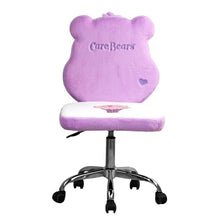 Load image into Gallery viewer, Share Bear Vanity Chair – Purple Care Bears Swivel Makeup Chair
