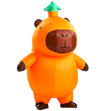 Load image into Gallery viewer, Inflatable Capybara Costume – Funny Blow-Up Adult Halloween Suit
