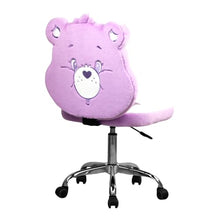 Load image into Gallery viewer, Share Bear Vanity Chair – Purple Care Bears Swivel Makeup Chair
