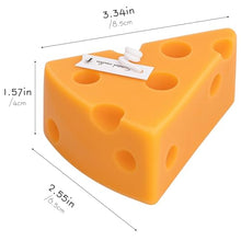 Load image into Gallery viewer, Big Cheese Wedge Decorative Soy Candles – Set of 2 Fun Scented Novelty Candles
