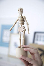 Load image into Gallery viewer, Skeleton Lazy Bones Collapsing Desk Sculpture
