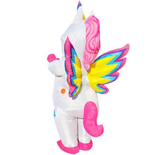 Load image into Gallery viewer, Inflatable Unicorn Costume – Funny Blow-Up Adult Halloween Suit
