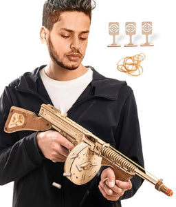 Rubber Band Toy Tommy Gun Model Kit - Gifteee Unique & Unusual gifts, Cool gift ideas