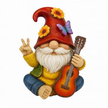 Load image into Gallery viewer, Rock &amp; Roll Guitar Gnome Statue – Funny Musician Lawn &amp; Desk Figurine
