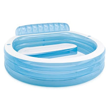 Load image into Gallery viewer, Intex Above-Ground Pool – Inflatable Family Pool with Bench
