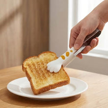 Load image into Gallery viewer, Stainless Steel Cat Paw Kitchen Tongs – Cute Non-Slip Cooking &amp; Salad Tongs
