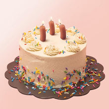 Load image into Gallery viewer, Sausage Party Cake Candles – 6-Pack Novelty Hot Dog Cocktail Weenie Candles
