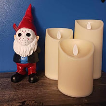 Load image into Gallery viewer, Red Spooky Halloween Gnome Figurine – 5-Inch Cement Outdoor Lawn Accent
