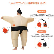 Load image into Gallery viewer, Inflatable Sumo Costume – Funny Blow-Up Wrestler Suit for Adults
