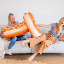 Load image into Gallery viewer, 3D Supreme Hot Dog Throw Pillow – Ultra-Soft Round Plush Cushion

