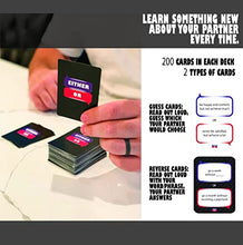 Load image into Gallery viewer, Either Or – Couples Conversation Card Game of Outrageous Options
