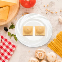 Load image into Gallery viewer, Set of 2 Ravioli Pasta Scented Soy Candles – Novelty Vanilla Italian Foodie Decor
