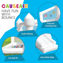 Load image into Gallery viewer, Kids Bounce House – Inflatable Bouncy Castle with Slide &amp; Hoop
