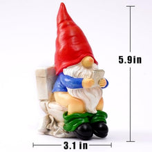 Load image into Gallery viewer, Generic Drunk Gnome on a Throne Statue – Funny Novelty Lawn &amp; Planter Ornament
