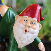 Load image into Gallery viewer, JARPSIRY Naughty Hanging Pants Garden Gnome – Flower Pot &amp; Fence Hugger Statue
