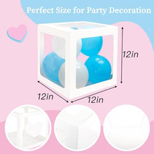 Load image into Gallery viewer, Baby Shower Balloon Boxes – "BABY" Blocks with Balloons &amp; Letters
