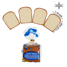 Load image into Gallery viewer, Toast Bread Shaped Novelty Eraser – Fun Stationery Supply for Kids &amp; Collectors
