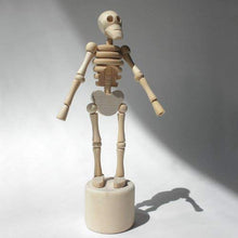 Load image into Gallery viewer, Skeleton Lazy Bones Collapsing Desk Sculpture
