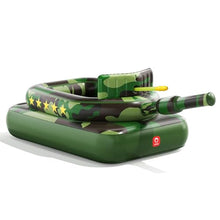 Load image into Gallery viewer, Inflatable Tank Pool Float – Ride-On Float with Water Cannon
