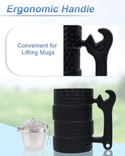 Load image into Gallery viewer, Tire Coffee Mug – Novelty Cup with Wrench Handle for Car Lovers

