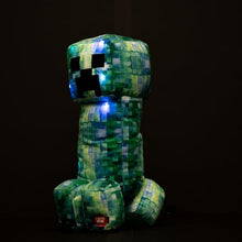 Load image into Gallery viewer, Minecraft Light Up Creeper Pillow Buddy - Gifteee Unique &amp; Unusual gifts, Cool gift ideas
