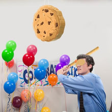 Load image into Gallery viewer, Chocolate Chip Cookie Piñata Kit – Includes Blindfold, Stick &amp; Hanging Loop
