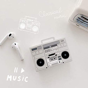 Cute Silicone Case for AirPods 1 & 2 with Keychain