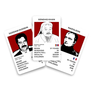 Dictator Trumps Card Game - Fun Strategy with Dark Humor