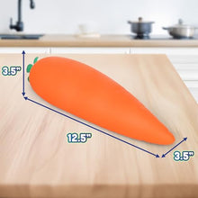 Load image into Gallery viewer, Jumbo 11.5-Inch Squishy Carrot – Slow-Rising Sensory Fidget Toy
