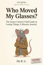 Load image into Gallery viewer, Not-Books: Who Moved My Glasses? By Hu R. U. - A Memoir of Memory Loss
