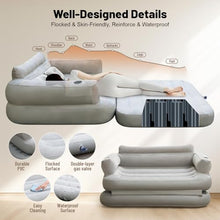 Load image into Gallery viewer, Inflatable Sofa Bed – Convertible Air Couch with Pump &amp; Pillows
