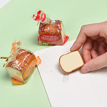 Load image into Gallery viewer, Toast Bread Shaped Novelty Eraser – Fun Stationery Supply for Kids &amp; Collectors

