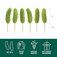 Load image into Gallery viewer, Dill-ightful Pickle Cake Candles – 6-Pack Novelty Paraffin Wax Party Candles
