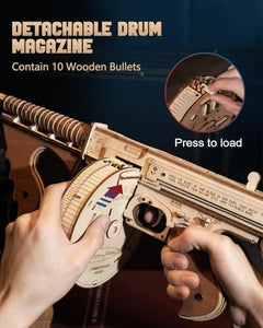 Rubber Band Toy Tommy Gun Model Kit - Gifteee Unique & Unusual gifts, Cool gift ideas